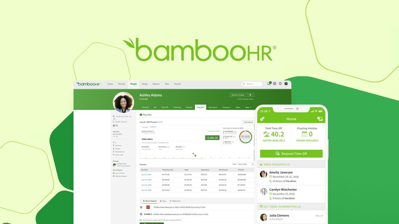 BambooHR software interface screenshot
